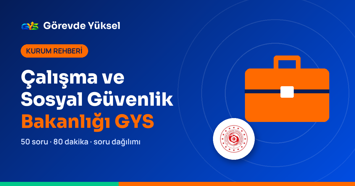 Çalışma ve Sosyal Güvenlik Bakanlığı görevde yükselme sınavı rehberi kapak görseli