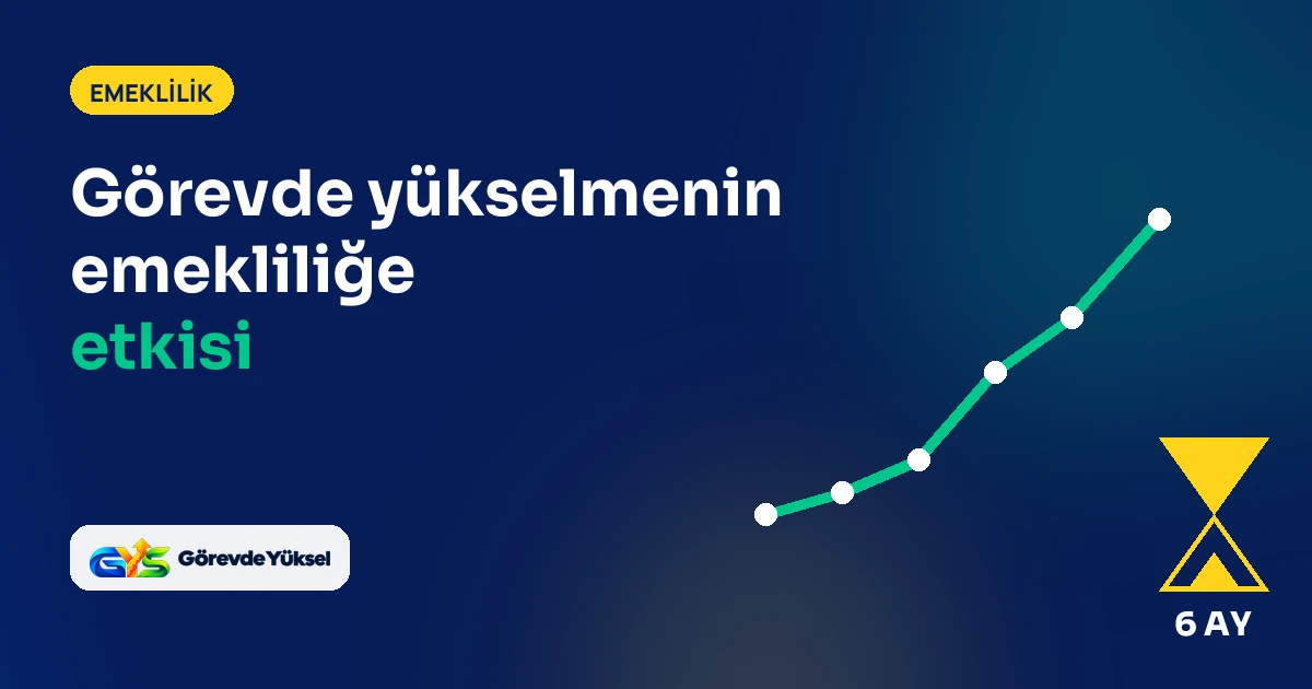 Yükselen emeklilik grafiği ve altı ayı simgeleyen kum saati