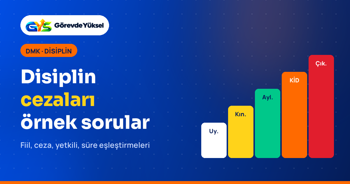 Disiplin cezaları örnek sorular yazısının kapak görseli: uyarmadan çıkarmaya yükselen beş basamak