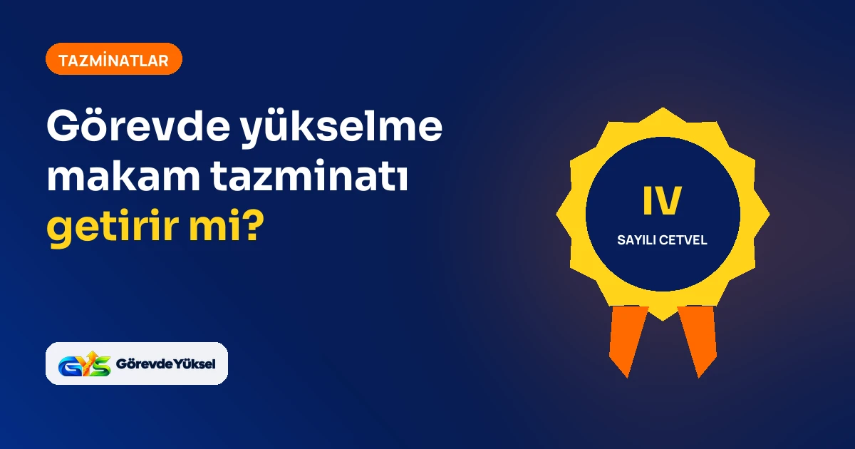 IV sayılı makam tazminatı cetvelini simgeleyen rozet